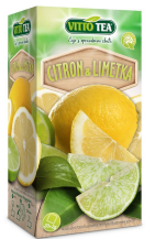 Obrázek k výrobku 15506 - Čaj ovocný citron s limetkou 40g VITTO