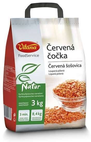 Obrázek k výrobku 10072 - Čočka červená 3kg Vitana