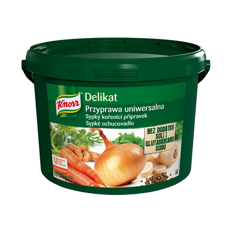 Obrázek k výrobku 12325 - Delikat kořenící směs bez soli 3kg Knorr