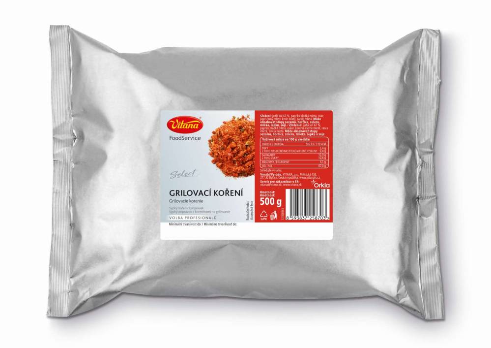 Obrázek k výrobku 12035 - Grilovací koření 500g Vitana