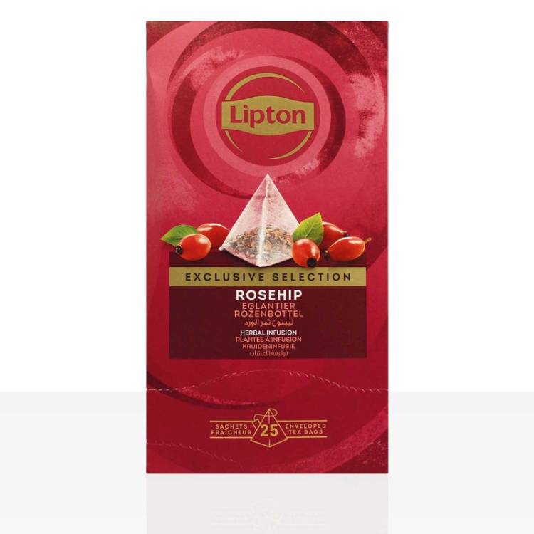 Obrázek k výrobku 15543 - LIPTON pyramid Excl.Rosehip 25x2,52g