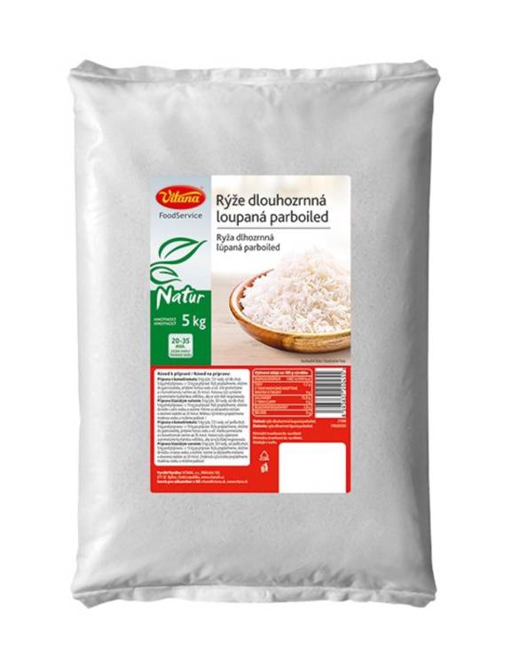 Obrázek k výrobku 9934 - Rýže dlouhozrnná 5kg Vitana